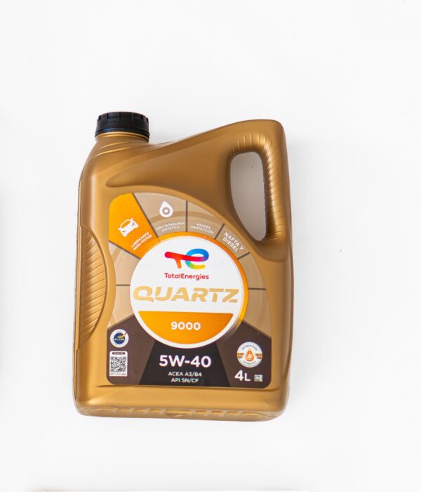 Aceite Total Quartz 9000 sintético 5W40 - 4 Litros